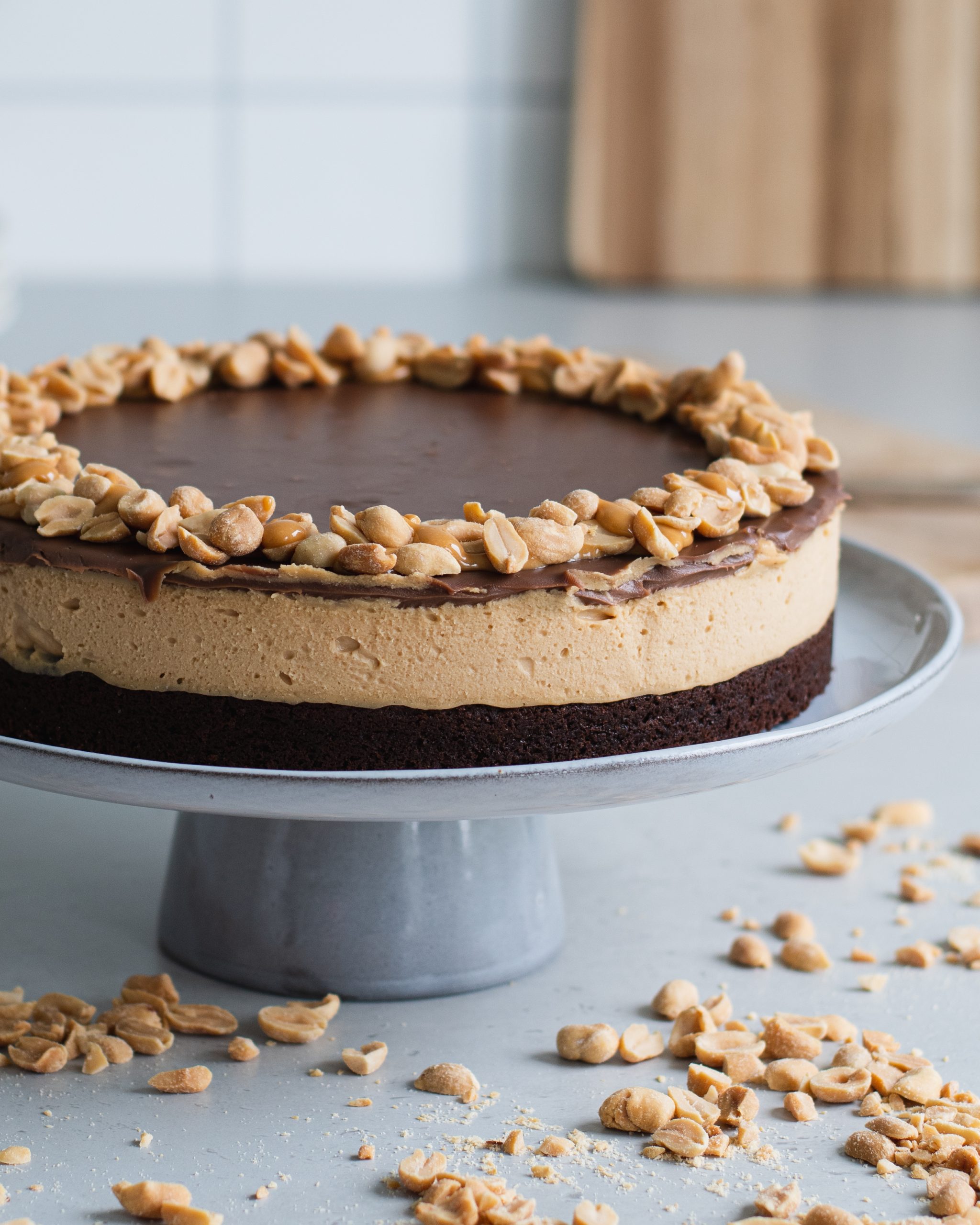 Jordnötstårta peanutbutter bakalite.se 3