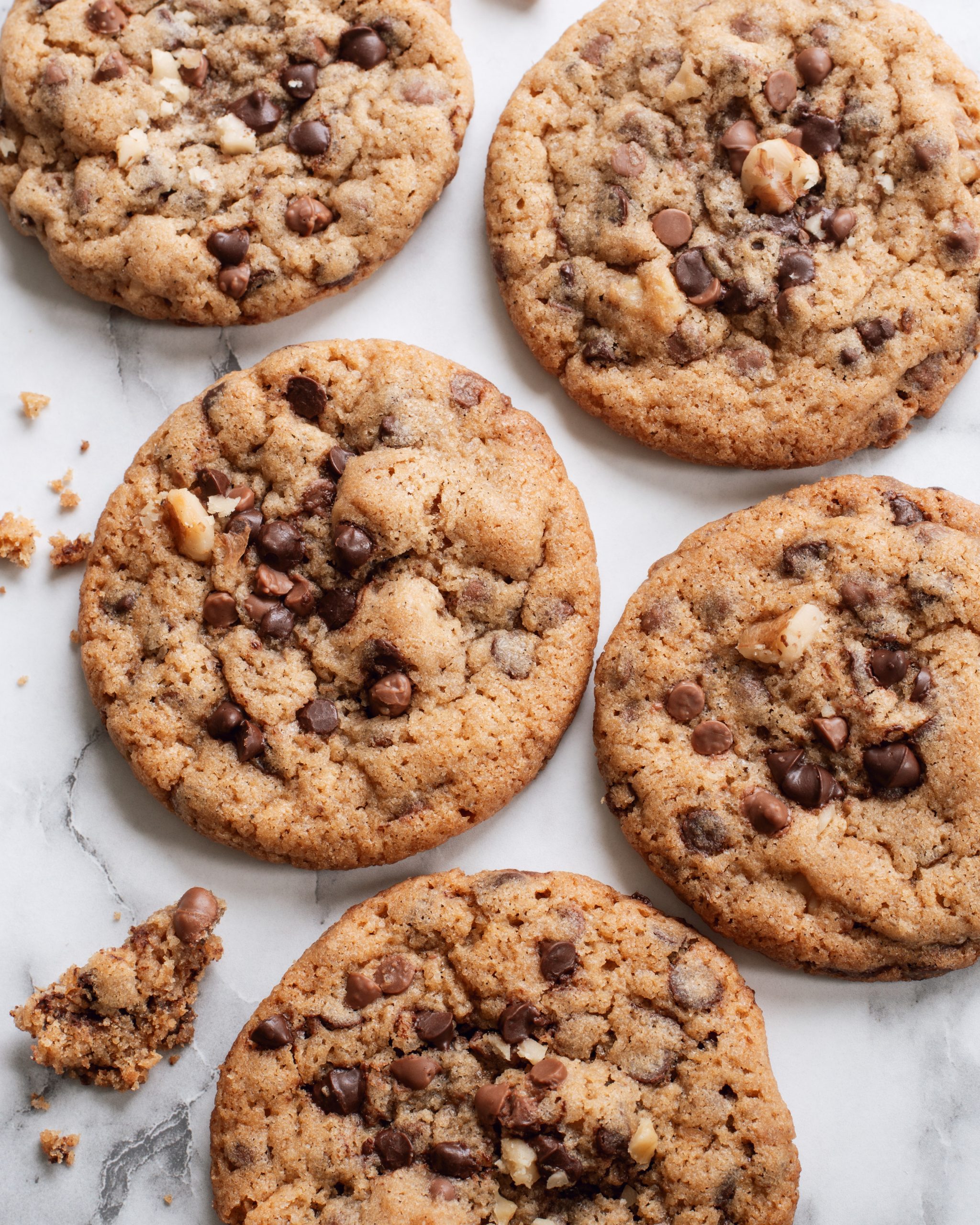 Chocolate chip cookies valnötter bakalite.se 2